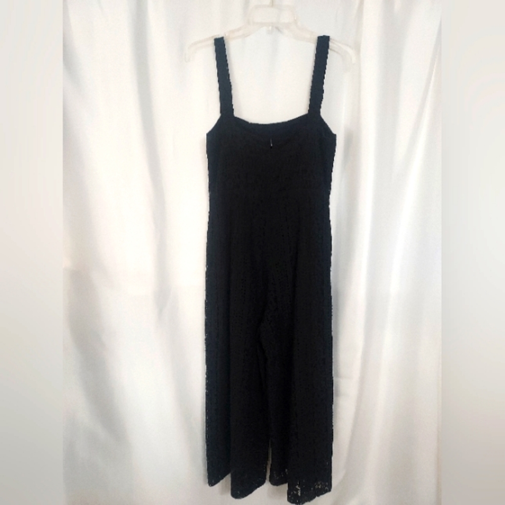 Minkpink Black Lace Spring Lined Romper/Jumpsuit.  Size S